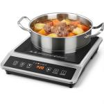 AMZCHEF 1800W Portable Induction Cooktop with Smart Functions