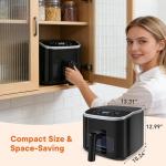 OLIXIS 4QT Digital Air Fryer with Window