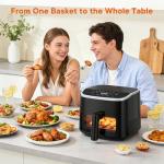 OLIXIS 4QT Digital Air Fryer with Window
