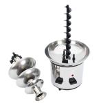 4-Tier Stainless Steel Chocolate Fountain Machine