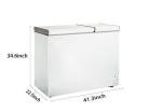 Compact 4.99 Cu Ft Chest Freezer with Basket