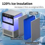 YITAHOME 100lbs Commercial Ice Maker Machine