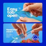 150 Count Quart Freezer Bags with Double Zipper