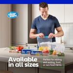 150 Count Quart Freezer Bags with Double Zipper