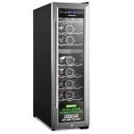 Nutrichef Dual Zone Wine Fridge Cooler 24 Bottles