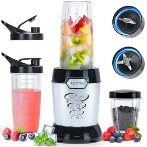 Powerful 1200W Smoothie Blender with Travel Cups