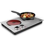CUSIMAX 1800W Dual Control Electric Hot Plate