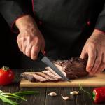 Black Stainless Steel Steak Knife Set of 6