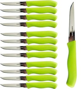 Brenium 12-Piece Paring Knife Set, Green