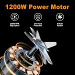 Powerful 1200W Smoothie Blender with Travel Cups