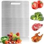 Titanium Double-Sided Stainless Steel Cutting Board