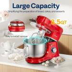 VIVOHOME 6-in-1 8.5 Quart Stand Mixer