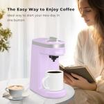 CHULUX Lavender Single Serve Coffee Maker