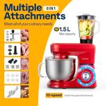 VIVOHOME 6-in-1 8.5 Quart Stand Mixer