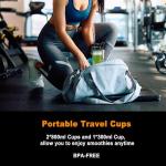 Powerful 1200W Smoothie Blender with Travel Cups