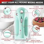 400W Electric Hand Mixer with 5 Attachments