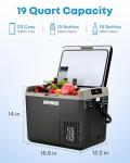 Kohree 12V Portable Car Fridge and Freezer
