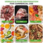 NutriChef 900W Electric Food Dehydrator with Digital Timer