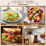 2-Pack Multi-Functional Vegetable Peeler with Handle