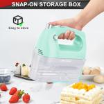 400W Electric Hand Mixer with 5 Attachments