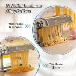 Sailnovo 2-in-1 Pasta Maker with Adjustable Rollers