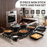 31-Piece Non-Stick Pots and Pans Set