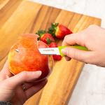 Brenium 12-Piece Paring Knife Set, Green