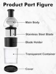 Handheld Vegetable Chopper with Easy Clean Design