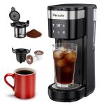 Versatile Single Serve Coffee Maker with Travel Mug