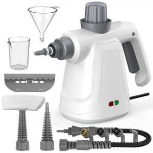Powerful Handheld Steam Cleaner with 14 Accessories