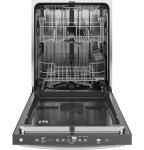 GE 24" Top Control Built-In Dishwasher - White