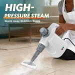 Powerful Handheld Steam Cleaner with 14 Accessories