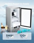 EUHOMY Nugget Ice Maker Machine for Home Use