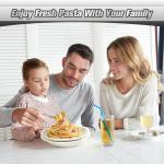 Sailnovo 2-in-1 Pasta Maker with Adjustable Rollers