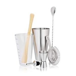 7-Piece Barware Set for Cocktails and Cold Brew