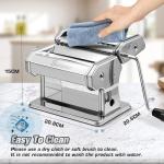Sailnovo 2-in-1 Pasta Maker with Adjustable Rollers