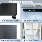 Iceblue 17.7 Cu.Ft. French Door Refrigerator - Black