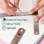 Mr. Pen Metal Rulers Set - 4 Sizes