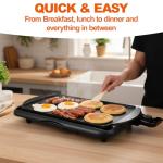 I-Keukenn 20" Electric Griddle with Non-Stick Surface