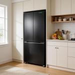 Iceblue 17.7 Cu.Ft. French Door Refrigerator - Black