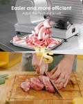 Home Electric Meat Slicer with Adjustable Thickness