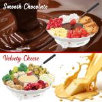 Brentwood Electric Fondue Pot Set with Tray & Forks