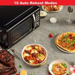 Galanz Retro Black Countertop Microwave Oven 0.7 cu ft