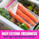 Ziploc Tall Food Storage Bags - 10 Pack