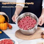 5-Speed Electric Food Processor with Meat Grinder