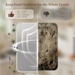 Double-Sided Stainless Steel Cutting Board 15.8" x 10.2