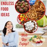 Brentwood Electric Fondue Pot Set with Tray & Forks