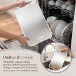 Double-Sided Stainless Steel Cutting Board 15.8" x 10.2