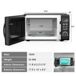 Galanz Retro Black Countertop Microwave Oven 0.7 cu ft