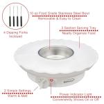 Brentwood Electric Fondue Pot Set with Tray & Forks